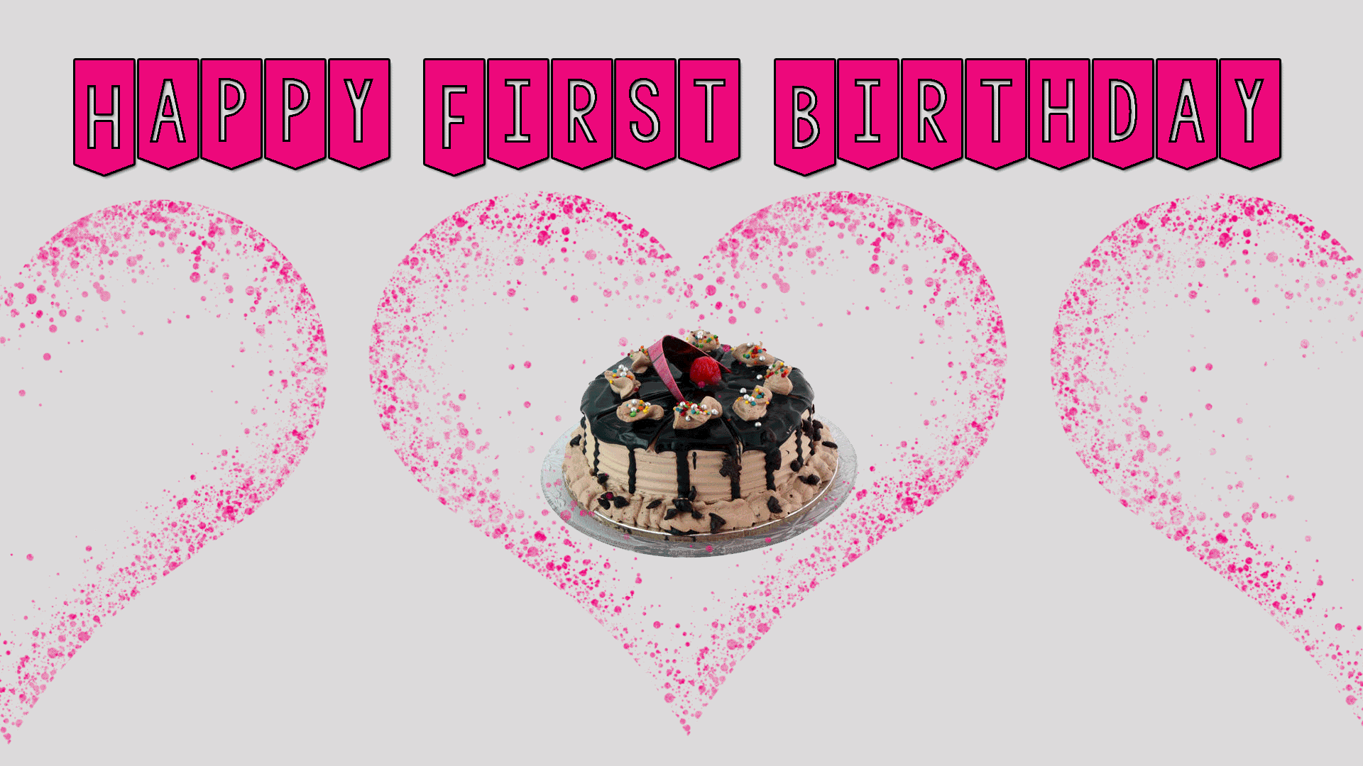 Happy 1st Birthday Animated GIF Latest World Events