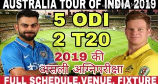 Australia-Tour-of-India-Cricket-Matches-Schedule-2019