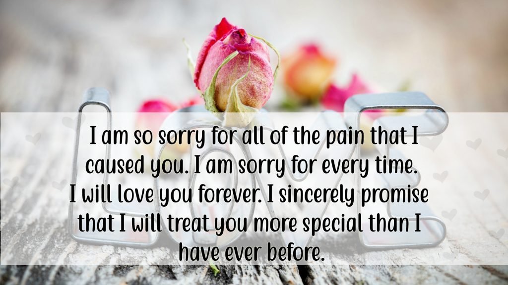 22 Apology Message To My Love Sorry For My Mistake Messages