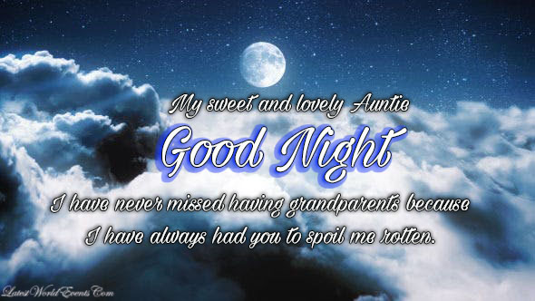 Good Night Messages for Aunt & Good Night Wishes