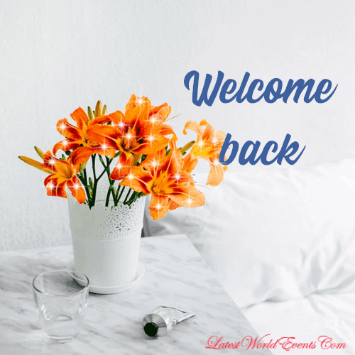 Welcome Back GIF Quotes Messages - Latest World Events