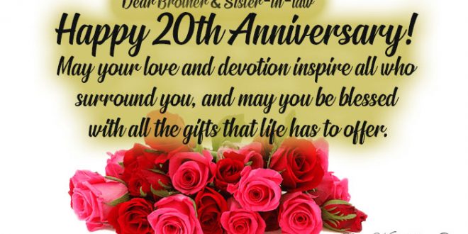 20th Wedding Anniversary Wishes - Latest World Events