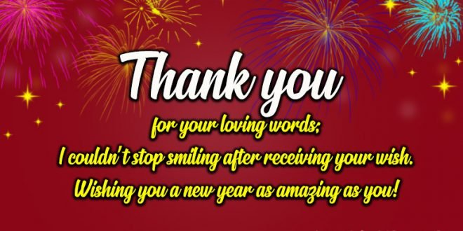 Thank You For New Year Wishes Messages - Latest World Events
